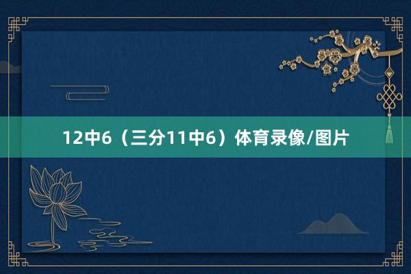 12中6（三分11中6）体育录像/图片