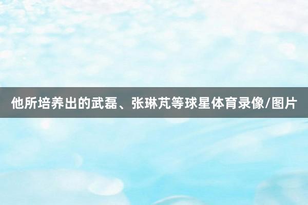 他所培养出的武磊、张琳芃等球星体育录像/图片