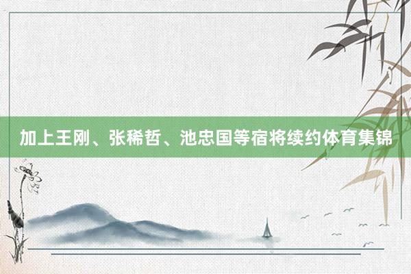 加上王刚、张稀哲、池忠国等宿将续约体育集锦