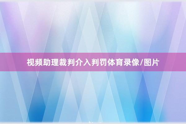 视频助理裁判介入判罚体育录像/图片
