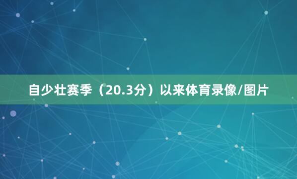 自少壮赛季（20.3分）以来体育录像/图片