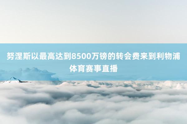 努涅斯以最高达到8500万镑的转会费来到利物浦体育赛事直播