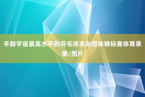 手脚宇宙最高水平的羽毛球夹杂团体锦标赛体育录像/图片