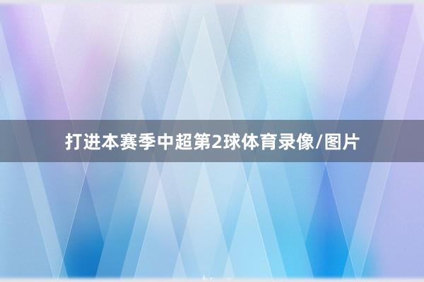打进本赛季中超第2球体育录像/图片