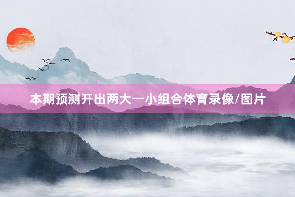 本期预测开出两大一小组合体育录像/图片