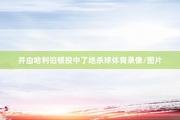 并由哈利伯顿投中了绝杀球体育录像/图片