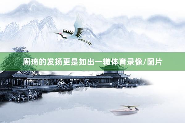 周琦的发扬更是如出一辙体育录像/图片