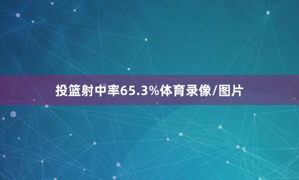 投篮射中率65.3%体育录像/图片