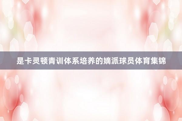 是卡灵顿青训体系培养的嫡派球员体育集锦