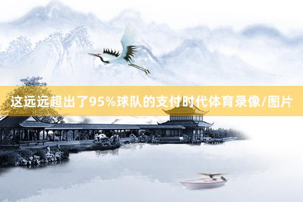 这远远超出了95%球队的支付时代体育录像/图片