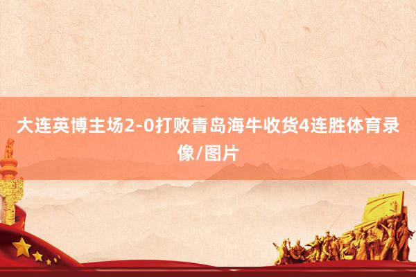 大连英博主场2-0打败青岛海牛收货4连胜体育录像/图片
