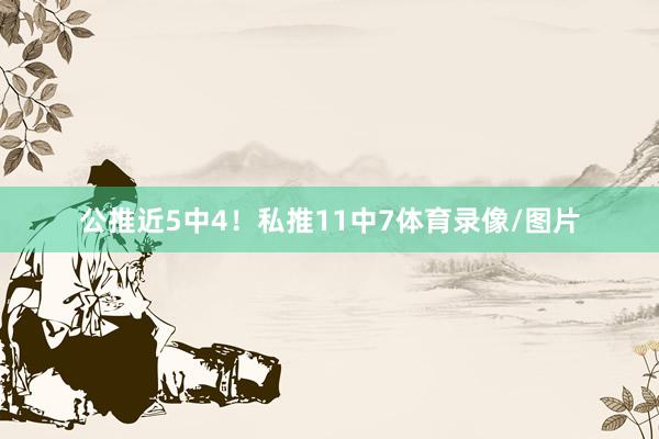 公推近5中4！私推11中7体育录像/图片
