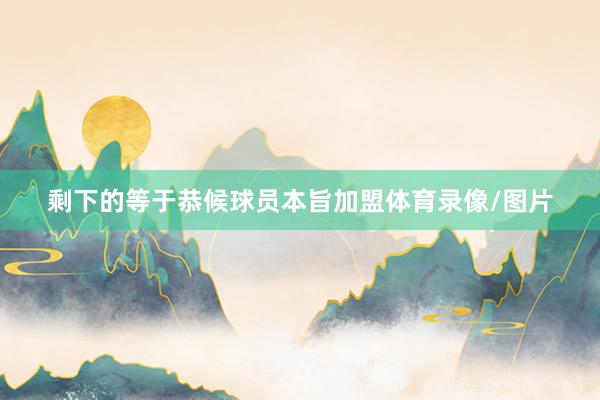剩下的等于恭候球员本旨加盟体育录像/图片