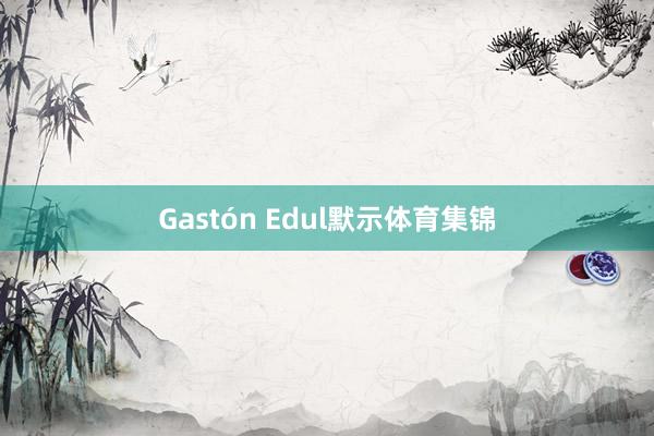 Gastón Edul默示体育集锦